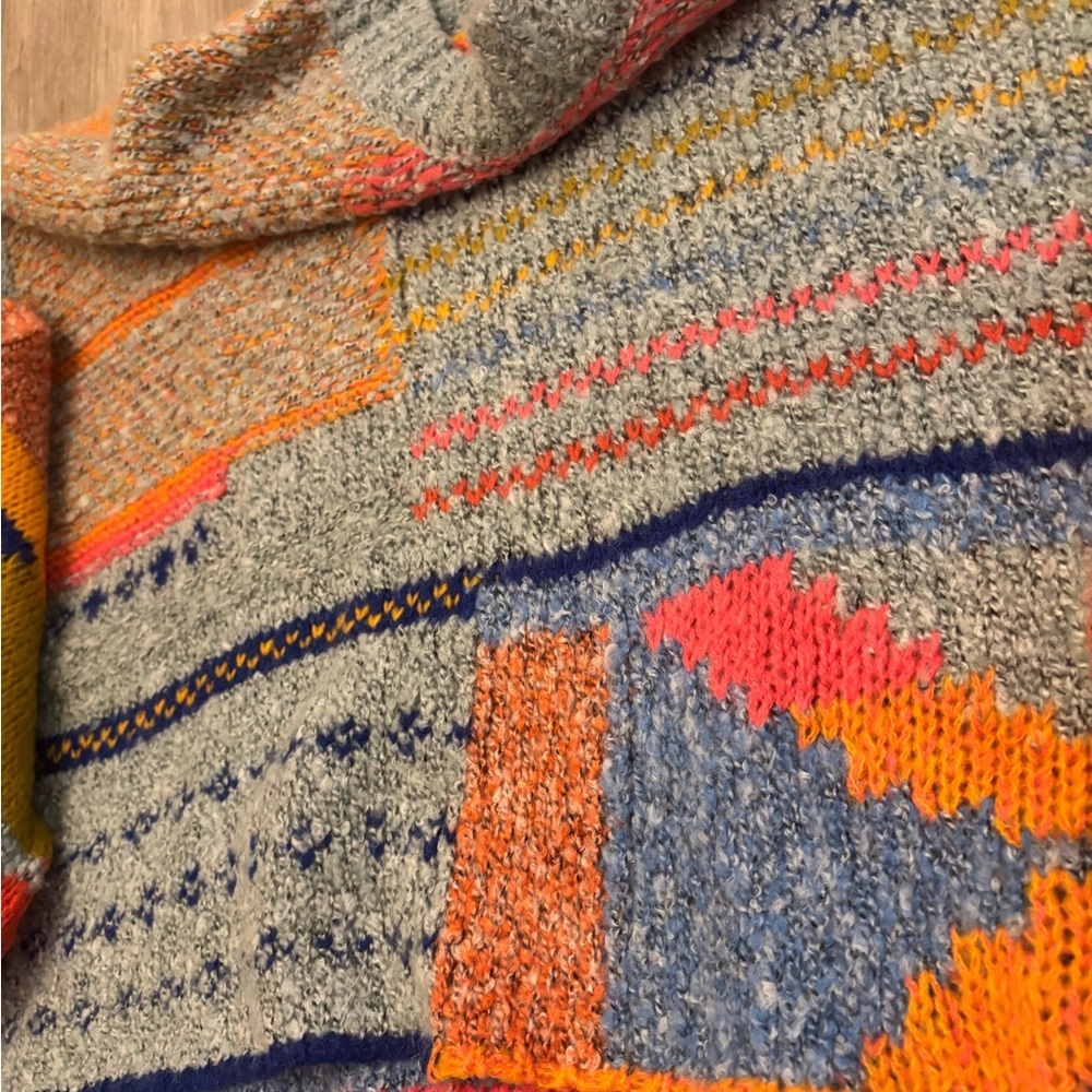 Sincerely Jules Multicolor Patchwork Sweater - Picture 3 of 3